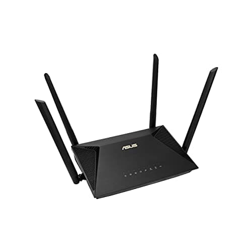 Image of ASUS RT-AX1800U Extendible Router with Mobile Tethering, Alternative to 4G 5G Routers, WiFi, Dual Band, Fast Connection Thanks to WiFi6, Integrated Internet Protection Unlimited Updates