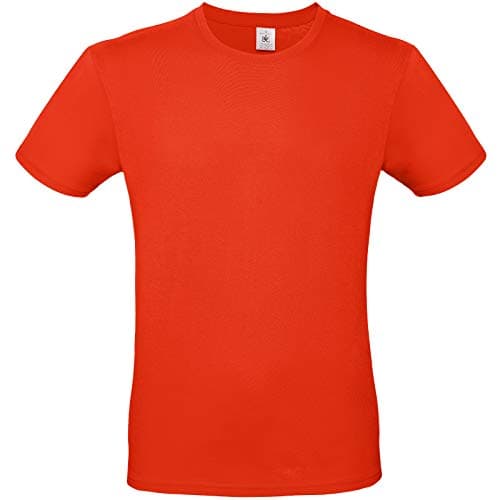 Image of B&C Mens #E150 Tee - Fire Red - 2XL