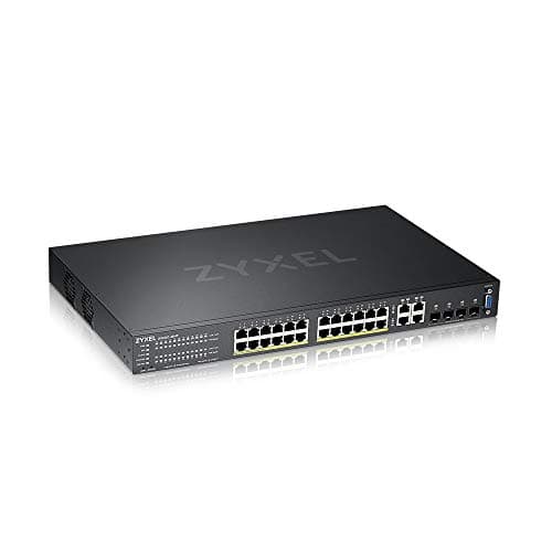 Image of Zyxel GS2220-28HP-EU0101F network switch Managed L2 Gigabit Ethernet (10/100/1000) Power over Ethernet (PoE) Black