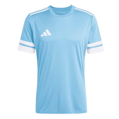 Image of adidas Men's SQUADRA25 Jersey Short Sleeve, Team Light Blue/White, M