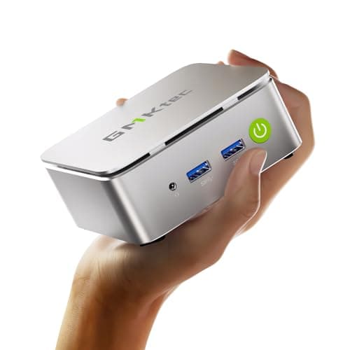 Image of GMKtec (3-year warranty AMD Ryzen 5 Mini-PC 3500U (more powerful than 4300U/N150/N100/N95 4C/8T 4.50 GHz), G10 Mini-Computer, 16GB DDR4 RAM 3200MHz + 512GB PCIe 3.0x4 SSD, WiFi 5/USB 3.2/USB-C/BT 5.0