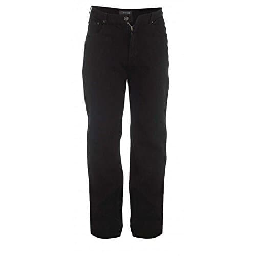 Image of Duke Men's Rockford Tall Comfort Fit Jeans-Black-32W X 38L