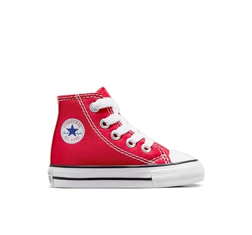 Image of Converse Small Star Hi Canvas Red - 7 Infant UK