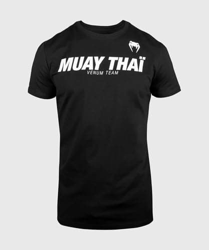 Image of Venum, Muay Thai VT T-Shirt, Men's, L, Black/White