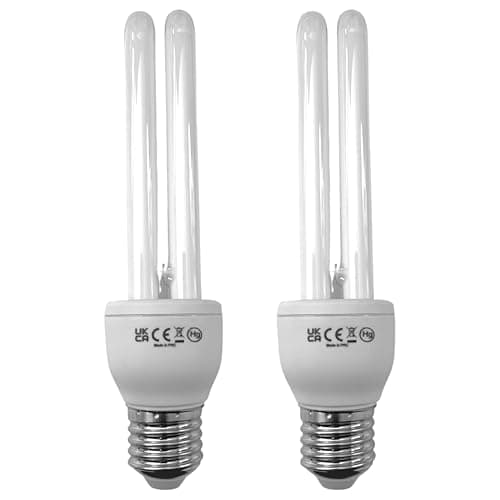Image of EVOGES 20W E27 ES BL368 Blacklight UV-A Lamp for Flying Insect Attraction, Electric Fly Killers, Zappers Traps, Pest Control, Inspection and Detection, Leak Detection, Horticulture, Authentication (2)