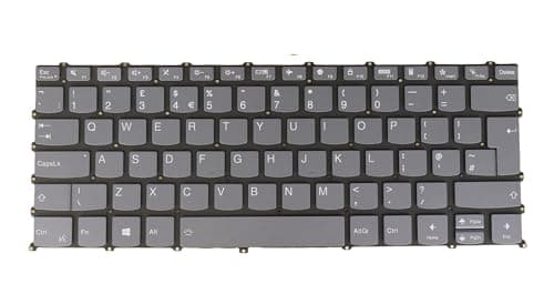 Image of Laptop Replacement Keyboard for Lenovo IdeaPad/Flex 5-14ALC05 5-14ARE05 5-14IIL05 5-14ITL05 PR4SB PR4SB-UK Backlit (UK GB Layout, Backlit, Gray)