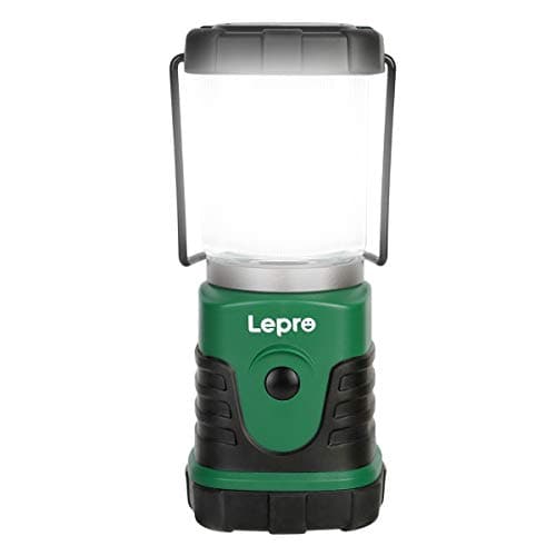Image of Lepro Camping Lantern Battery Powered, Portable Small Camping Tent Lights AA Battery Operated, Dimmable Warm White to Daylight Modes, Battery Lantern for Indoors, Emergency Lighting for Power Cuts