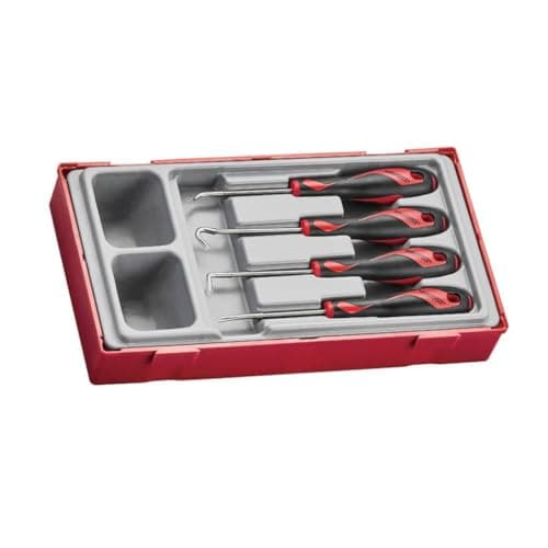 Image of Teng Tools 4 Piece Precision & Heavy Duty Hook & Pick Set Tool Tray - TTMDP