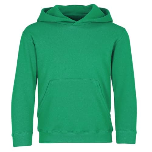 Image of Fruit of the Loom Childrens Unisex Hooded Sweatshirt/Hoodie (9-11) (Kelly Green)