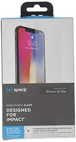 Image of Speck Products ShieldView Glass Screen Protector for iPhone Xs Max, Clear One Size