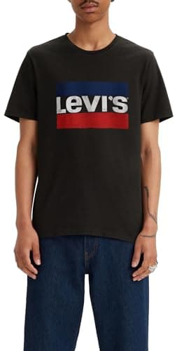 Image of Levi's Men's Sportswear Logo Graphic T-Shirt, Sportswear Beautiful Black+, L