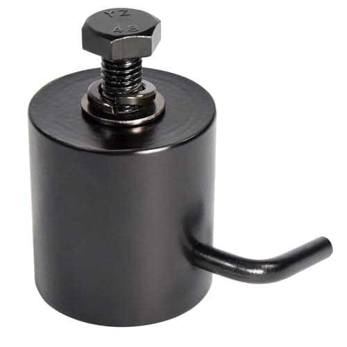 Image of QTX | Heavy-Duty 35mm Speaker Stand Metal Top Cap with Secure Locking Bolt - Ideal for Mounting Lights and Effects onto your Speaker stand | 35mm Stand Top Cap Black