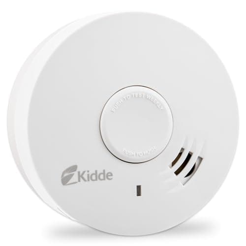 Image of Kidde 10Y29 10 Year Longlife Battery Optical Smoke Alarm for Home - Ten Year Sealed Lithium Battery and Sensor Life - 10 Year Warranty
