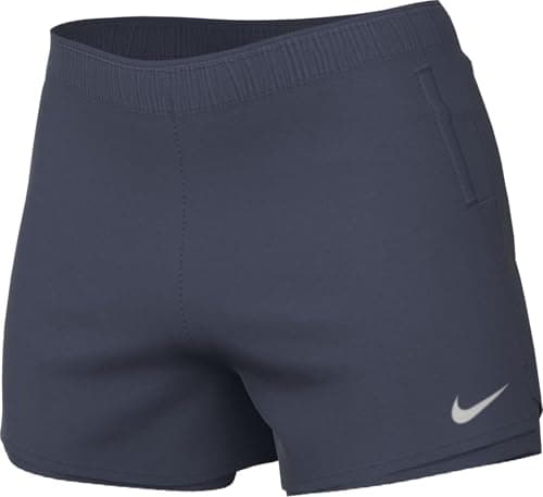Image of Nike Challenger Dri-Fit DV9357-437 Men's Dri-Fit 2-in-1 Running Shorts (7") Thunder Blue/Reflective Silv