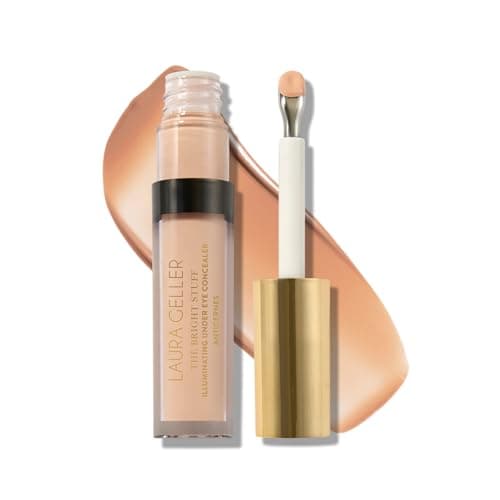 Image of LAURA GELLER NEW YORK The Bright Stuff Illuminating Under Eye Concealer with Cooling Metal Tip - Light Coverage (03 Light)