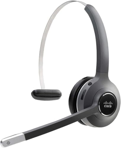 Image of CISCO Headset 561, Wireless Single On- Ear DECT Headset with Multi-Source Base for US & Canada, Charcoal, 2-Year Limited Liability Warranty (CP-HS-WL-561-M-US=)