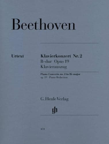 Image of Concerto for Piano and Orchestra No. 2 B flat major op. 19 - piano and orchestra - piano reduction for 2 pianos - (HN 434): Instrumentation: 2 Pianos, 4-hands, Piano Concertos