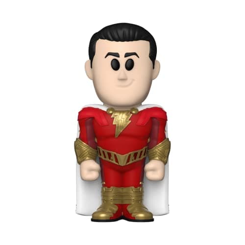 Image of Funko Vinyl SODA: Shazam 2 - Shazam - 1/6 Odds for Rare Chase Variant - DC Comics - Collectable Vinyl Figure - Gift Idea - Official Merchandise - Toys for Kids & Adults - Movies Fans
