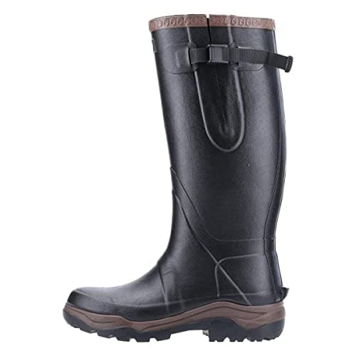 Image of Cotswold Compass Neoprene Rubber Wellington Unisex Black Size 7