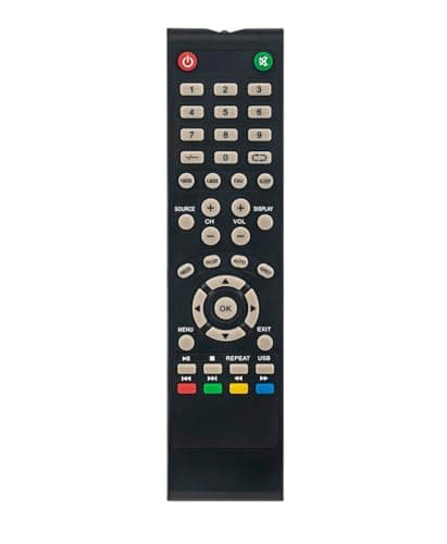Image of AULCMEET Replacement Remote Control Compatible with Hannspree HL320UPB 32inch VGA Hdmi LED LCD Monitor