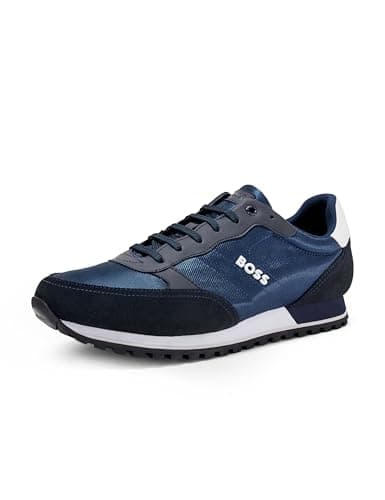 Image of BOSS Men's Parkour Runn Sneakers, Sky Captain Navy, 7 UK