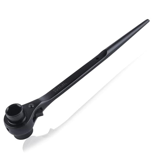 Image of SPEEDWOX Reversible Ratcheting Wrench 19mm×22mm 12 Point Double Ended Socket Ratcheting Wrench 3/4 X 7/8 Ratchet Wrench Dual Socket Head Spud Ratchet with Reverse Switch