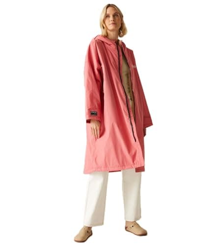 Image of Regatta Outdoor Active Unisex Waterproof Changing Robe - Peach Pink/Biscot - SM