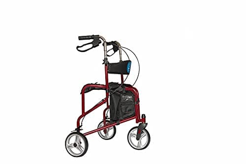 Image of Ultralight Frame Tri-Walker 3 Wheels Walking Rollator Zimmer Walking with Seat