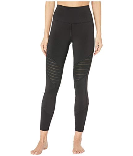 Image of Reebok Women's Studio Mesh Tight, Black, XX-Small