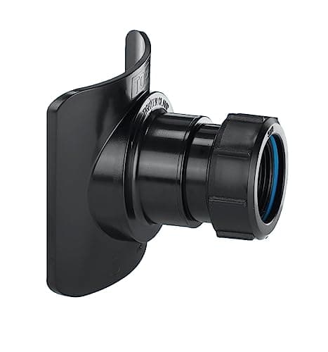 Image of McAlpine BOSSCONN82T-BL 3 x 1.5 Inch Black Soil Pipe Boss Connector