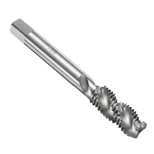 Image of sourcing map Spiral Flute Thread Taps M12 x 1.75 H2 Metric Machine Threading Tap Bit, Uncoated Screw Tapping Repair Tool, M2 High-Speed Steel (HSS)