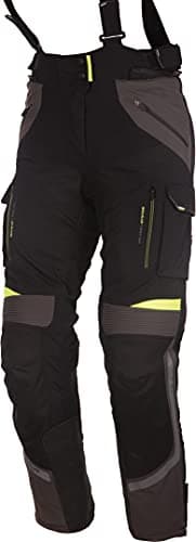 Image of Modeka Panamericana Women's Motorcycle Textile Trousers Black/Neon 36
