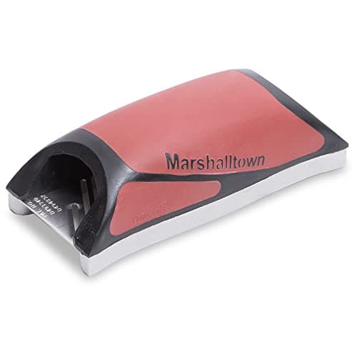 Image of MARSHALLTOWN Drywall Rasp Tool with Rails, 5 1/2 Inch Sheetrock Rasp, Stainless Steel Blade, DuraSoft Grip, Drywall Edge Shaver and Chamfer for Plastering and Finishing, DR389