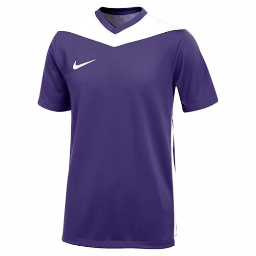 Image of Nike FD7438-547 Dri-FIT Park Derby IV T-Shirt Unisex Court Purple/White/White Size S