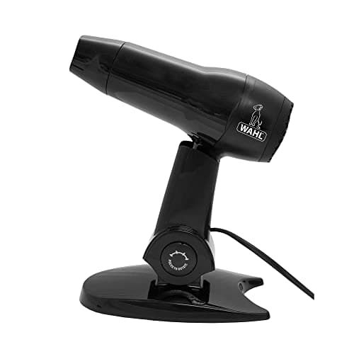 Image of Wahl Hairdryer with Stand, 1800W Hands‑Free Dryer with 3 Heat Settings (40°, 70°, 90°), Cool Shot, Multi‑Position Stand, Snap‑Fit Nozzle & Easy‑Clean Filter