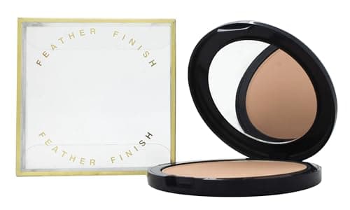 Image of Mayfair Feather Finish 05 Honey Beige Shade Face Powder Mirrored Compact