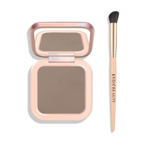 Image of KYDA Cool Toned Contour Palette, Buildable Matte Face Contour Pressed Powder, Ultra-fine Lightweight Blendable Formula, Multiuse Baked Bronzer Makeup-COOL TONED