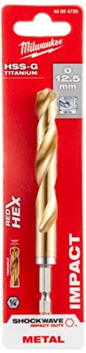 Image of Milwaukee HSS-G Shockwave Drill Bit 12.5mm Pack of 1