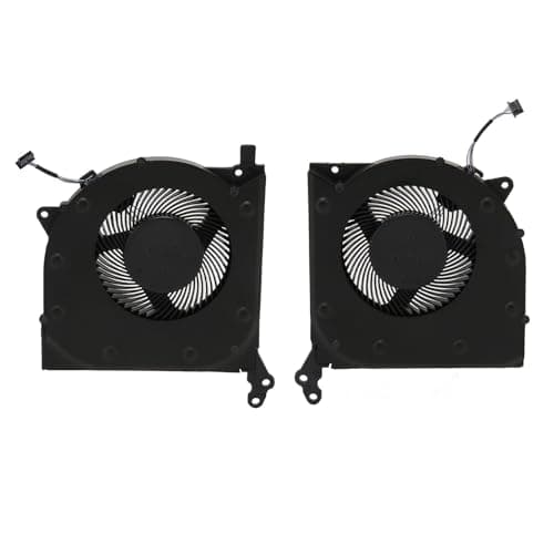 Image of Replacement New Laptop CPU and GPU Cooling Fan for LENOVO Legion 5 5I 15IMH05 15IMH05H 15ARH05 15ARH05H, 4 Pin DC 5V Laptop Cooling Fan (CPU and GPU Cooling Fan)