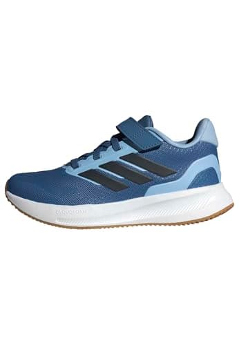 Image of adidas Unisex Kids RUNFALCON 5 Shoes Kids, Dusky Ink/Legend Ink/Glow Blue, 2 UK