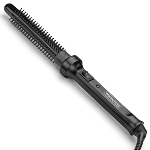 Image of TRESemme Slim Ceramic Hot Brush, easy styling for short hair, lightweight, multi-voltage for travel, 19mm barrel for adding hair volume, shape, and root lift