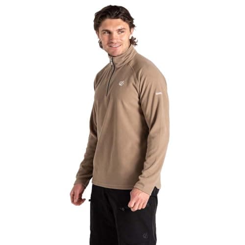 Image of Dare 2b Mens Freethink Ii Half Zip Sweatshirt Jacket Fleece, Clay, XXL EU