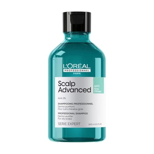 Image of L'Oréal Professionnel Scalp Advanced Anti-Oiliness Dermo-Purifier Shampoo, For Oily, Greasy Hair, Serie Expert, 300ml
