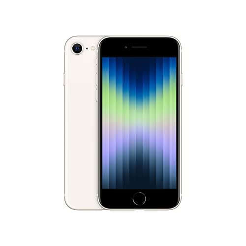 Image of Apple iPhone SE 3rd Gen, 64GB, Starlight (Renewed)