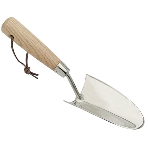 Image of Draper Heritage 99023 Stainless Steel Hand Trowel with Ash Handle