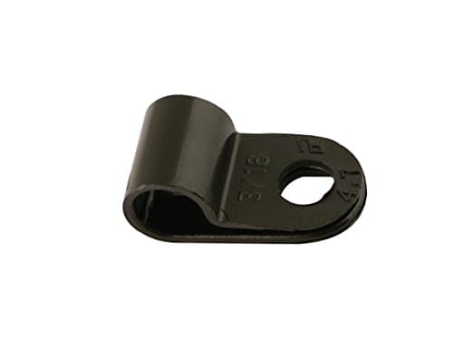 Image of Connect 30352 Black Nylon P-Clip 9.0mm 100pc