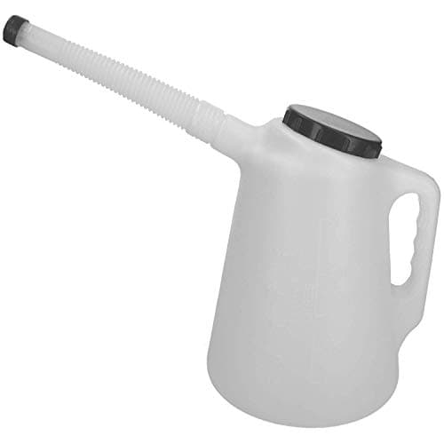 Image of 3L Plastic Measuring Jug & Flexible Spout Litre & Quarts Water Petrol Diesel