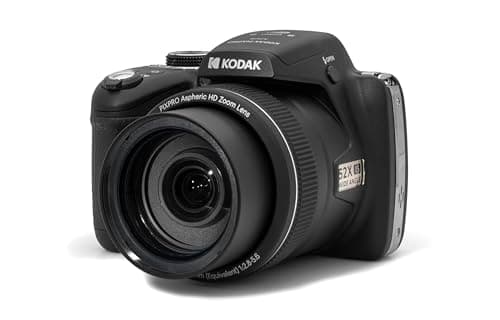 Image of KODAK Pixpro AZ528 - 16 MP Digital Bridge Camera, 52X Optical Zoom, Optical Stabilizer, 3-inch LCD Screen, Full HD 1080p Video, Li-ion Battery - Black