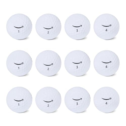 Image of Amazon Basics Core Soft Golf Balls, 12-Pack, White