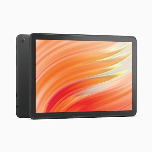 Image of Certified and Refurbished Amazon Fire HD 10 tablet, built for relaxation, 10.1" vibrant Full HD screen, octa-core processor, 3 GB RAM, up to 13-h battery life, 64 GB, Black, with adverts